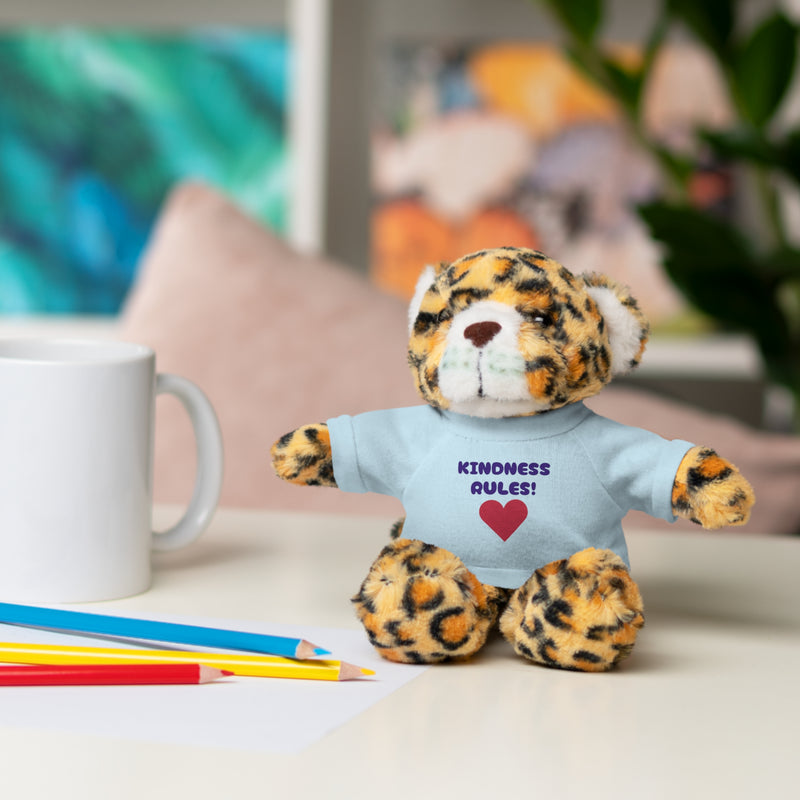 Kindness Rules Stuffed Animals, Gift for Kids, Comfort Toy