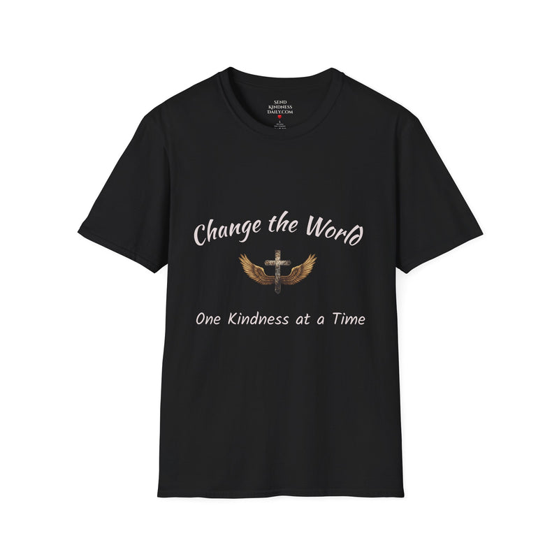 Change the World T-Shirt - Kindness Apparel, Inspirational Tee, Gift for Friends, Motivational Top, Unisex Shirt