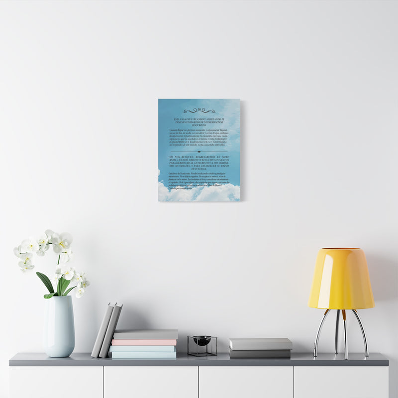 Spanish Version Revelation Cloud 16" X 20"