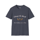 Change the World T-Shirt - Kindness Apparel, Inspirational Tee, Gift for Friends, Motivational Top, Unisex Shirt